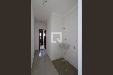 Área de Serviço de apartamento à venda com 2 quartos, 52m² em Nova Gerti, São Caetano do Sul