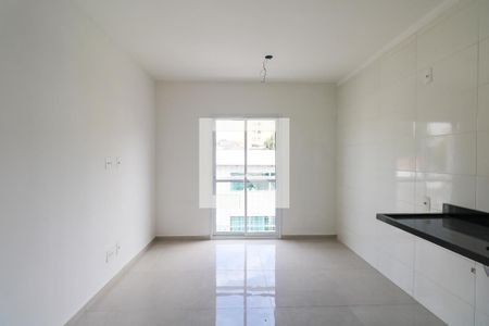 Sala e Cozinha de apartamento à venda com 2 quartos, 52m² em Nova Gerti, São Caetano do Sul