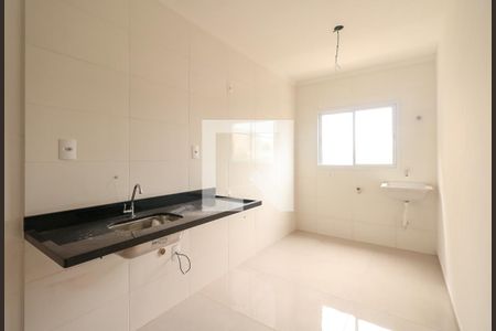 Cozinha e Área de Serviço de apartamento à venda com 2 quartos, 50m² em Nova Gerti, São Caetano do Sul