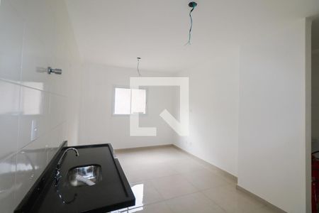 Sala e Cozinha de apartamento à venda com 2 quartos, 52m² em Nova Gerti, São Caetano do Sul