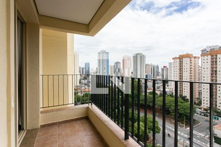 Varanda da Sala de apartamento à venda com 3 quartos, 96m² em Vila Azevedo, São Paulo