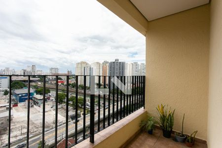 Varanda da Sala de apartamento à venda com 3 quartos, 96m² em Vila Azevedo, São Paulo