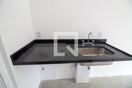 Cozinha de kitnet/studio à venda com 1 quarto, 23m² em Itaim Bibi, São Paulo