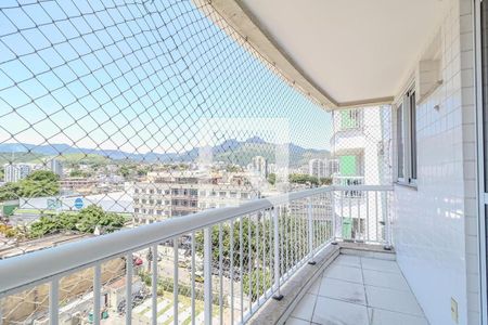 Varanda da Sala de apartamento à venda com 2 quartos, 60m² em Cachambi, Rio de Janeiro