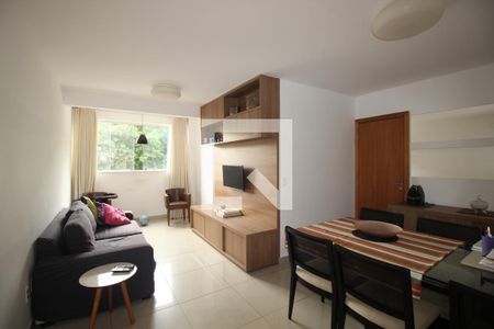 Sala de apartamento à venda com 3 quartos, 80m² em Buritis, Belo Horizonte