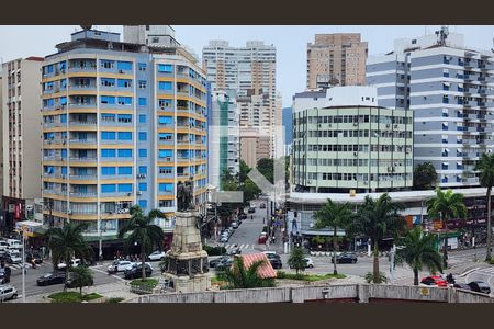 Vista da Sala de apartamento para alugar com 2 quartos, 94m² em Gonzaga, Santos