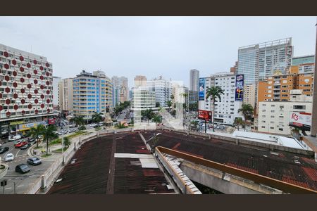 Vista da Sala de apartamento para alugar com 2 quartos, 94m² em Gonzaga, Santos