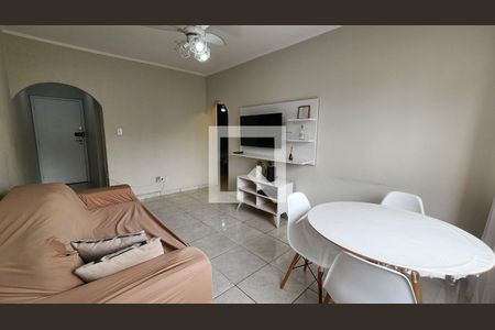 Sala de apartamento para alugar com 2 quartos, 94m² em Gonzaga, Santos