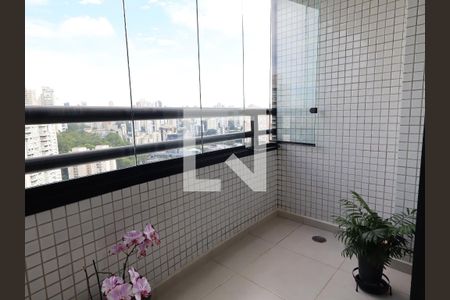 Varanda da Sala de apartamento à venda com 2 quartos, 59m² em Santo Amaro, São Paulo