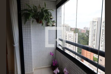 Varanda da Sala de apartamento à venda com 2 quartos, 59m² em Santo Amaro, São Paulo