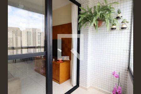 Varanda da Sala de apartamento à venda com 2 quartos, 59m² em Santo Amaro, São Paulo