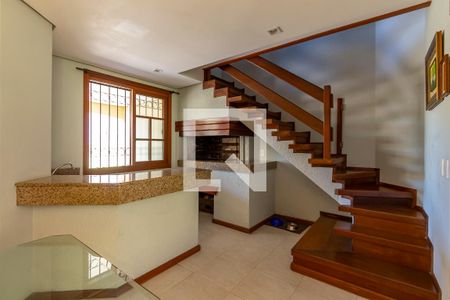 Sala de casa de condomínio à venda com 3 quartos, 219m² em Tristeza, Porto Alegre