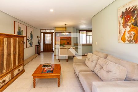 Sala de casa de condomínio à venda com 3 quartos, 219m² em Tristeza, Porto Alegre