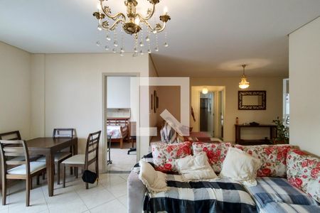 Sala de apartamento para alugar com 3 quartos, 145m² em Vila Tupi, Praia Grande