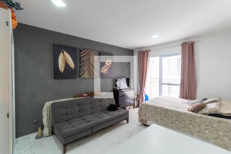 Sala/Cozinha de apartamento à venda com 1 quarto, 26m² em Vila Ré, São Paulo