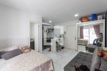 Sala/Cozinha de apartamento à venda com 1 quarto, 26m² em Vila Ré, São Paulo