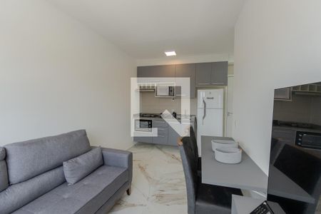 Sala de apartamento para alugar com 1 quarto, 26m² em Bela Vista, São Paulo