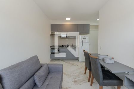 Sala de apartamento para alugar com 1 quarto, 26m² em Bela Vista, São Paulo