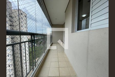 Varanda da Sala de apartamento para alugar com 2 quartos, 77m² em Jardim Ester, São Paulo