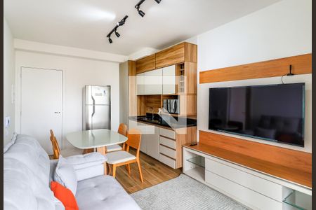 Sala de apartamento para alugar com 1 quarto, 36m² em Jardim das Acacias, São Paulo