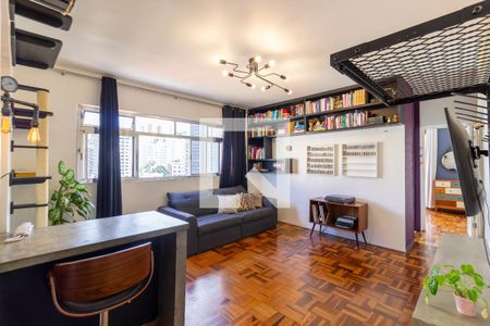 Sala de apartamento à venda com 1 quarto, 63m² em Jardim America, São Paulo