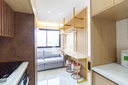 Sala de apartamento para alugar com 1 quarto, 25m² em Pompeia, São Paulo