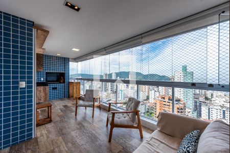 Varanda de apartamento para alugar com 3 quartos, 128m² em Aparecida, Santos