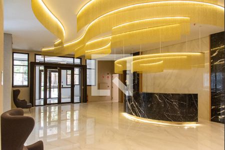 Studio para alugar com 31m², 1 quarto e sem vaga Studio para alugar com 31m², 1 quarto e sem vagaHall de entrada