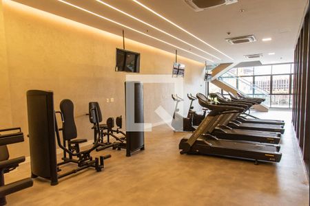 Studio para alugar com 31m², 1 quarto e sem vaga Studio para alugar com 31m², 1 quarto e sem vagaAcademia