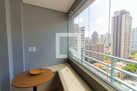 Varanda de kitnet/studio para alugar com 1 quarto, 24m² em Perdizes, São Paulo