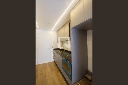 Cozinha de kitnet/studio para alugar com 1 quarto, 29m² em Jardim das Acacias, São Paulo