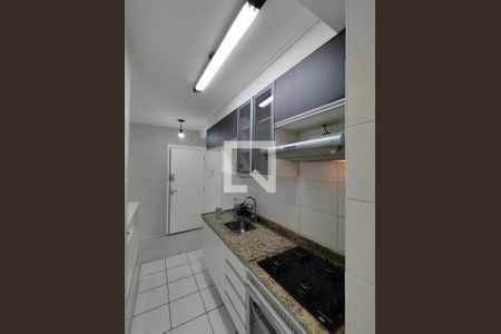 Sala e cozinha de apartamento para alugar com 2 quartos, 56m² em Jardim Celeste, São Paulo