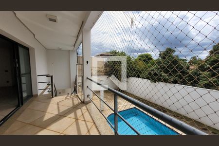 Varanda da Sala de casa de condomínio para alugar com 4 quartos, 320m² em Conjunto Habitacional Vila Santana (sousas), Campinas