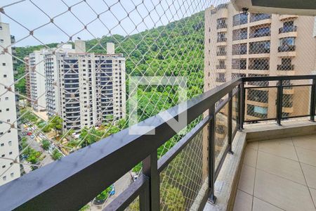 Varanda de apartamento para alugar com 3 quartos, 98m² em Barra Funda, Guarujá