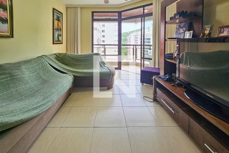 Sala de apartamento para alugar com 3 quartos, 98m² em Barra Funda, Guarujá