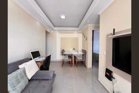 Sala de apartamento à venda com 2 quartos, 50m² em Vila Homero Thon, Santo André