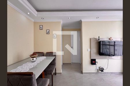 Sala de apartamento à venda com 2 quartos, 50m² em Vila Homero Thon, Santo André