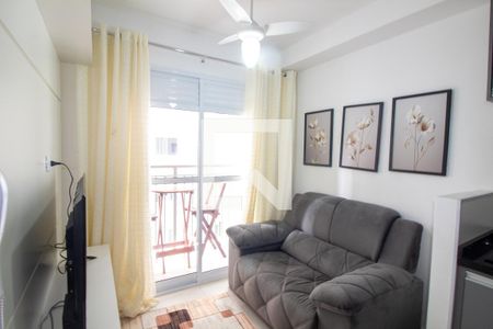 Sala de apartamento para alugar com 1 quarto, 30m² em Jardim Caravelas, São Paulo