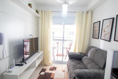 Sala de apartamento para alugar com 1 quarto, 30m² em Jardim Caravelas, São Paulo