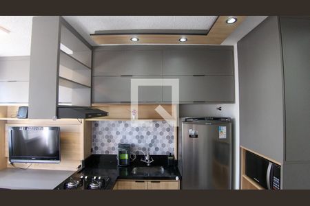 Sala e Cozinha de apartamento à venda com 1 quarto, 24m² em Vila Prudente, São Paulo