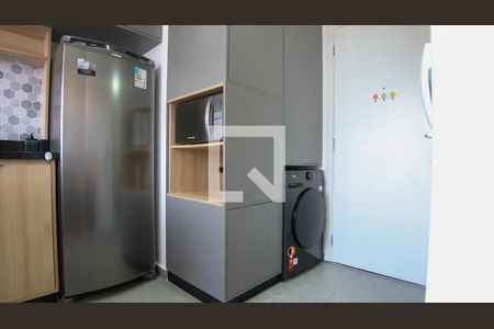 Sala e Cozinha de apartamento à venda com 1 quarto, 24m² em Vila Prudente, São Paulo