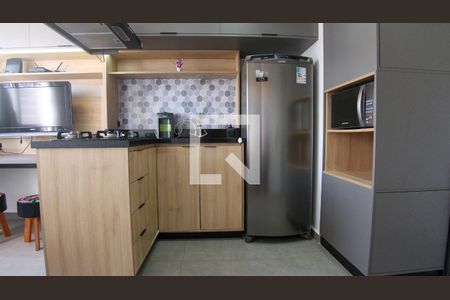 Sala e Cozinha de apartamento à venda com 1 quarto, 24m² em Vila Prudente, São Paulo