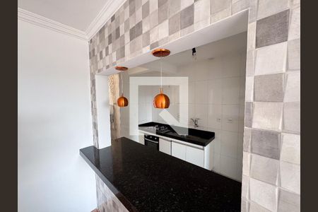 Cozinha de apartamento à venda com 3 quartos, 64m² em Jardim Vera Cruz, Contagem