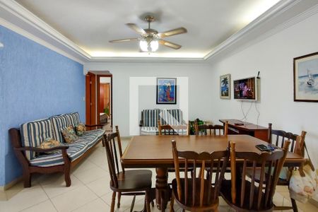 Sala de apartamento para alugar com 2 quartos, 82m² em Aviação, Praia Grande