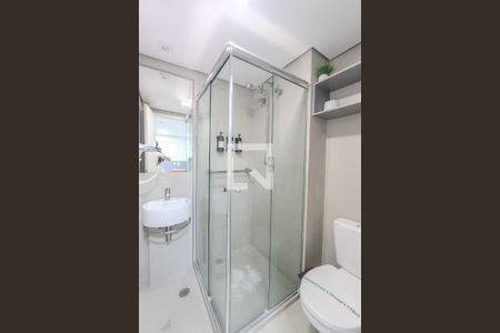 Banheiro de kitnet/studio à venda com 1 quarto, 22m² em Centro, São Paulo