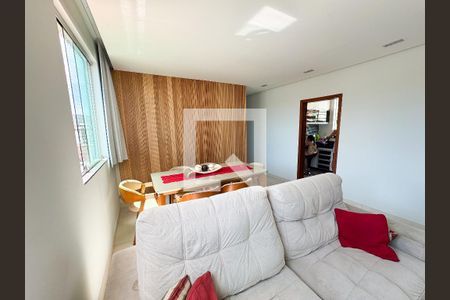 Sala de apartamento à venda com 3 quartos, 163m² em Santa Helena, Belo Horizonte