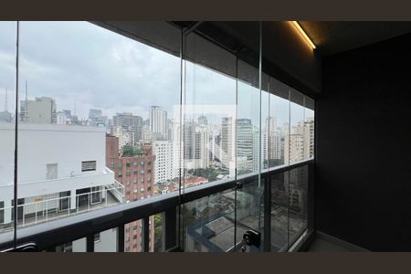 Varanda de kitnet/studio para alugar com 1 quarto, 22m² em Jardim Paulista, São Paulo