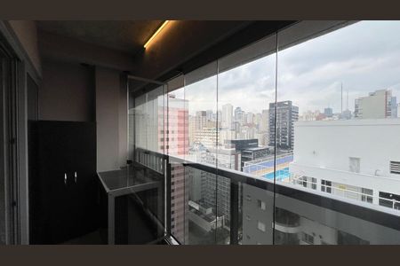 Varanda de kitnet/studio para alugar com 1 quarto, 22m² em Jardim Paulista, São Paulo