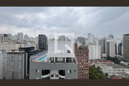 Vista da Varanda de kitnet/studio para alugar com 1 quarto, 22m² em Jardim Paulista, São Paulo