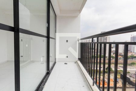 Varanda de kitnet/studio à venda com 1 quarto, 37m² em Vila Azevedo, São Paulo